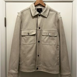 H&M Faux Suede Trucker Jacket